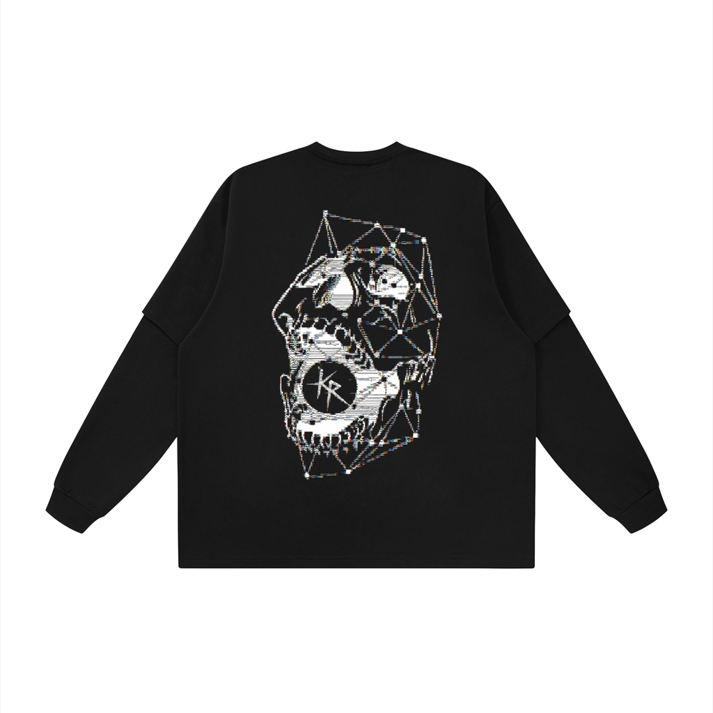 Kore Cyber Skull Layered T-Shirt
